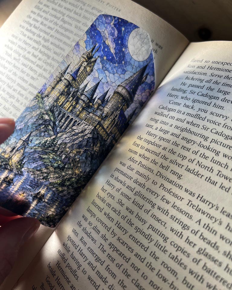 Hogwarts Stained Glass Bookmarks