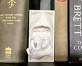 Palpatine book nook with lightning fingers Star Wars inspired 3D printed Emperor Palpatine Sith Lord shelf insert Dark Side book nook gift for Star Wars fans and collectors Hooded Palpatine book nook with Force lightning effect Star Wars bookshelf décor featuring Emperor Palpatine