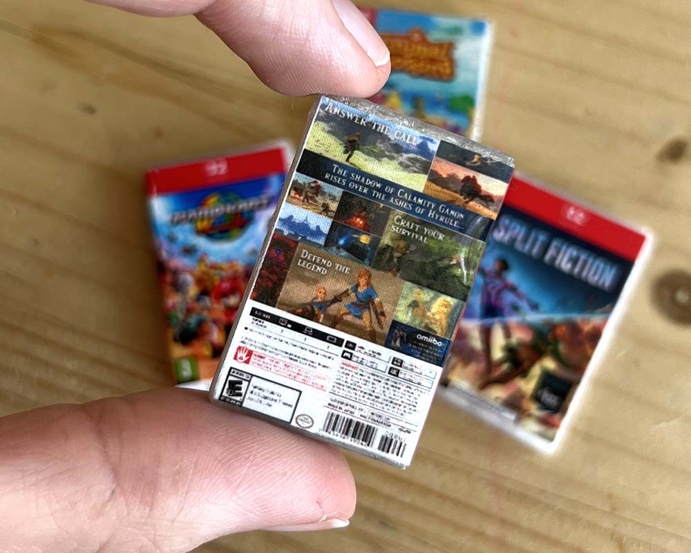 Nintendo Switch Game Case Keychain | Mini Gaming Keyring