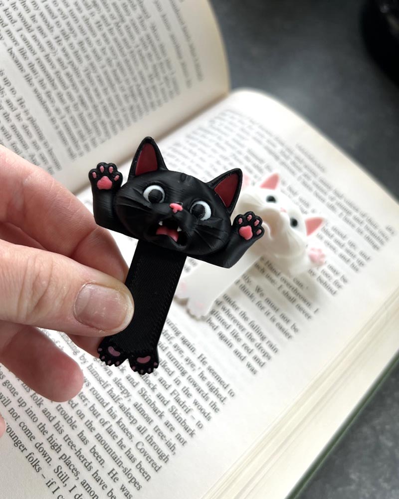 Cat Squashed Bookmark | Squishmarks