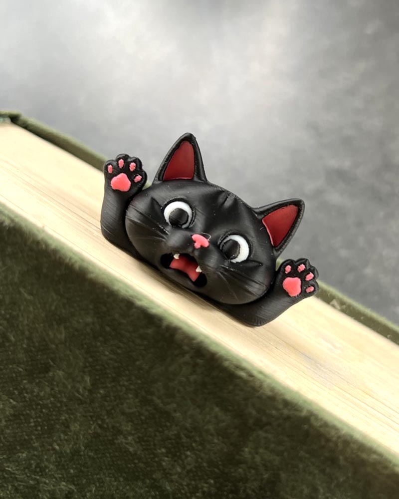 Cat Squashed Bookmark | Squishmarks