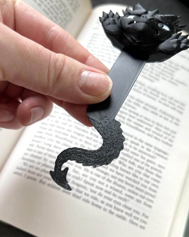 Dragon Squashed Bookmark | Squishmarks