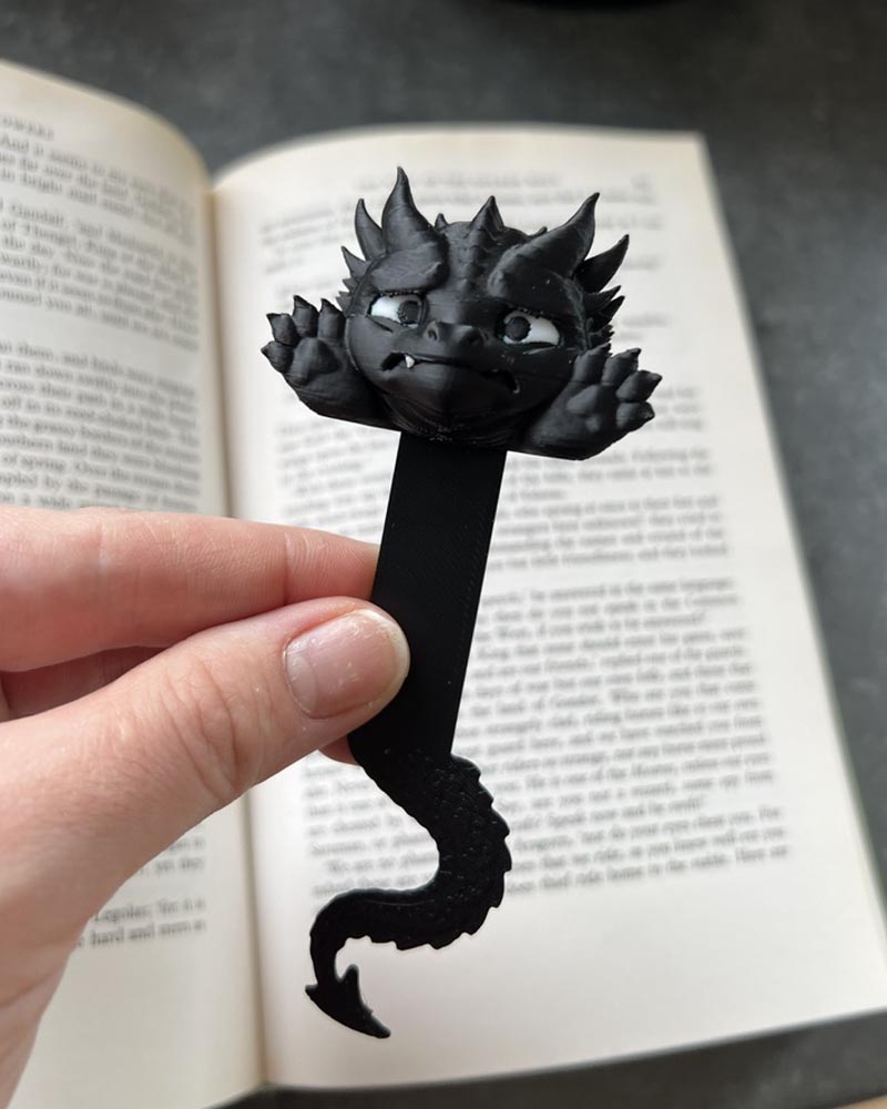 Dragon Squashed Bookmark | Squishmarks