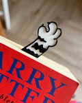 cute cat paw bookmark clawing out of book 3d printed 