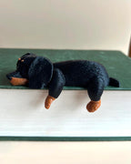 cute dachshund shelf decor aesthetic home styling 3d printed sausage dog decor