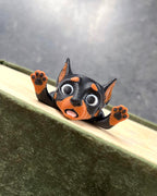 Doberman Squashed Bookmark | Squishmarks