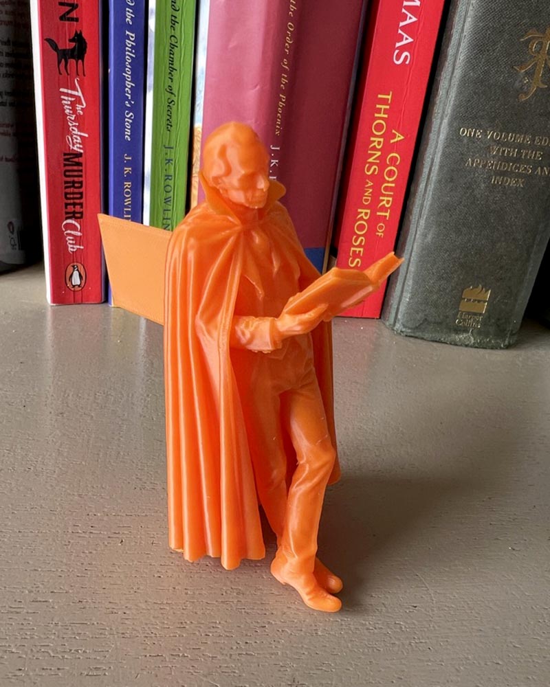 Dracula Leaning Book Figurine