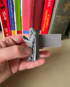 Dwarf Leaning Book Figurine