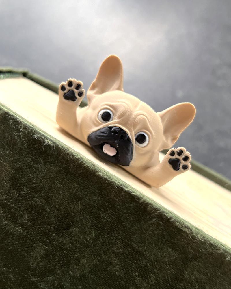 French Bulldog SquishMark Bookmark