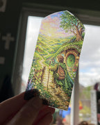 Shire Hobbit Hole Stained Glass Bookmarks