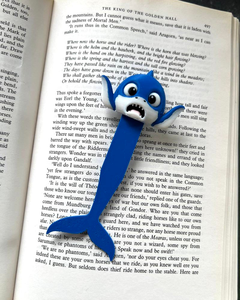 Shark SquishMark Bookmark