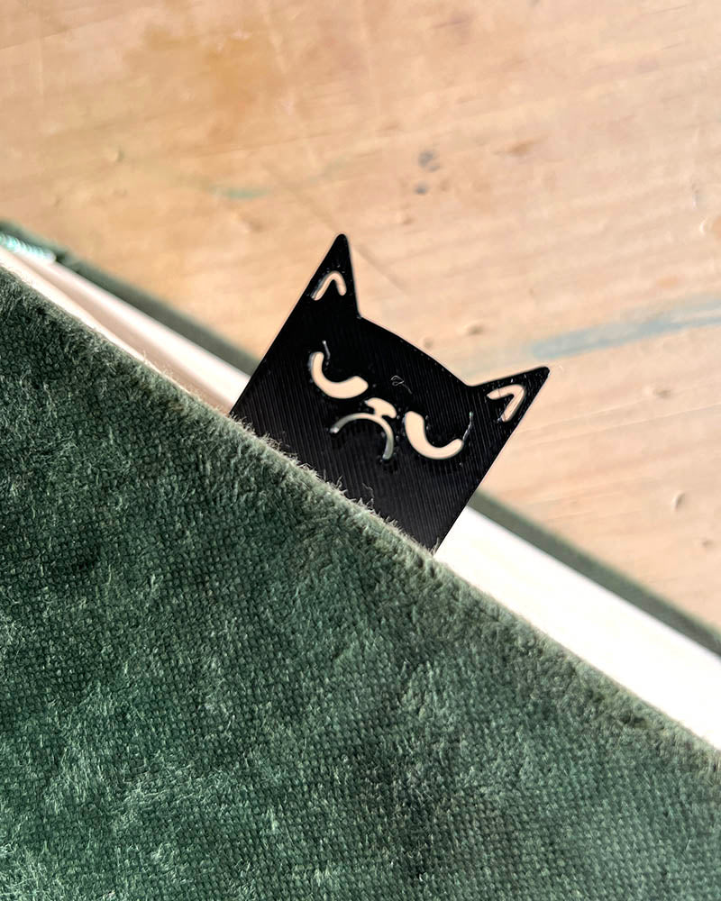cat bookmark clip on book page grumpy cat page holder reading accessory