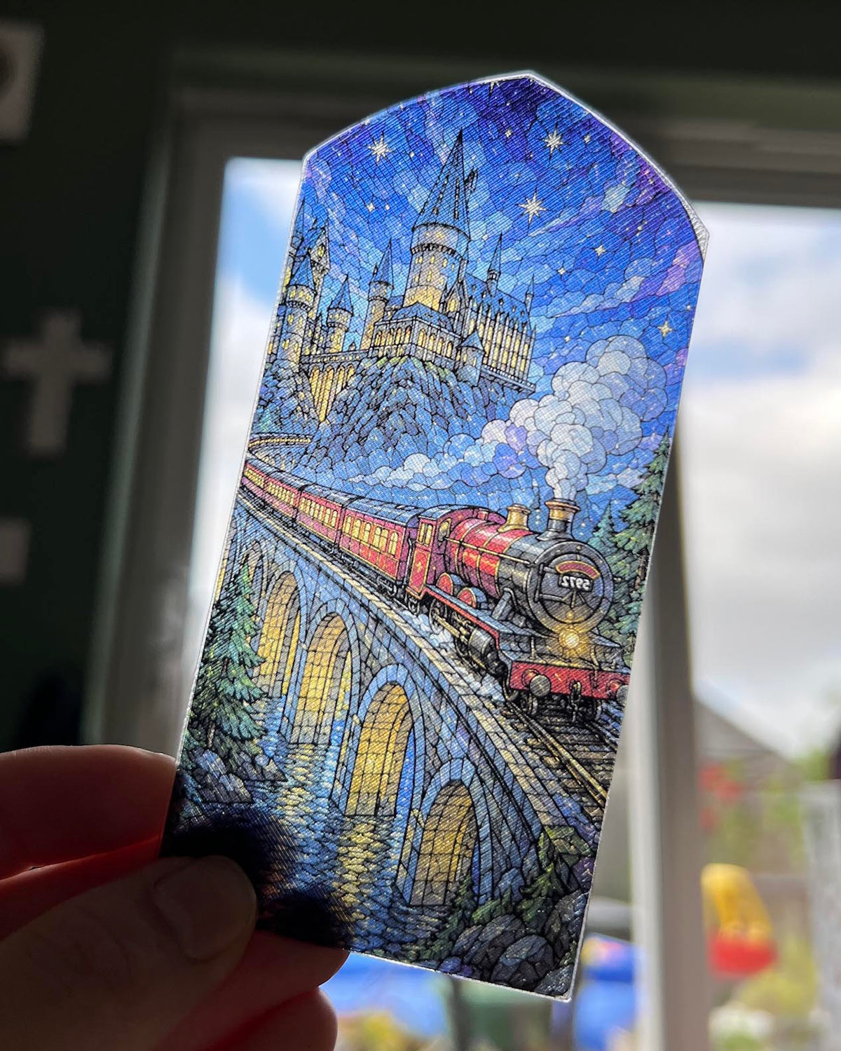 Hogwarts Stained Glass Bookmarks