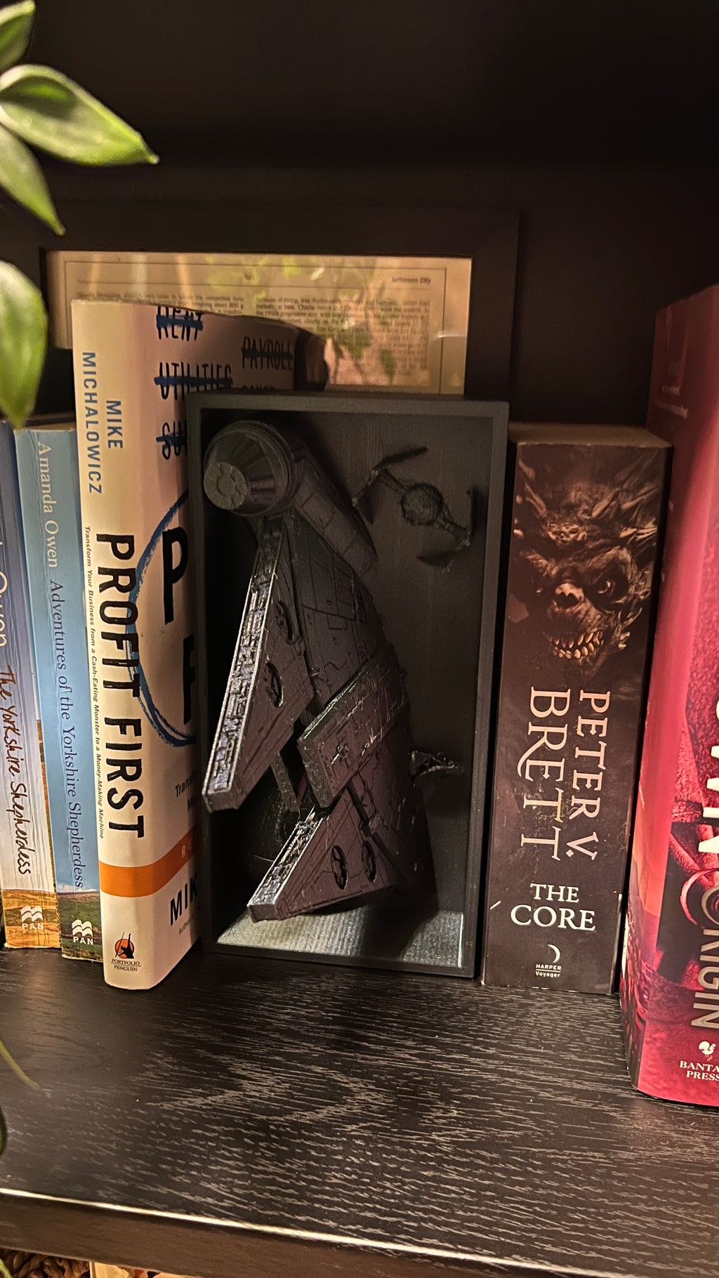 Millennium Falcon Book Nook