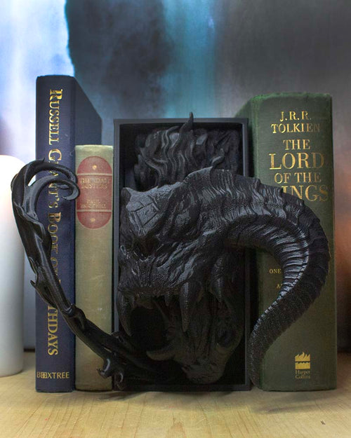 balrog book nook in full black 3d Printed book nook