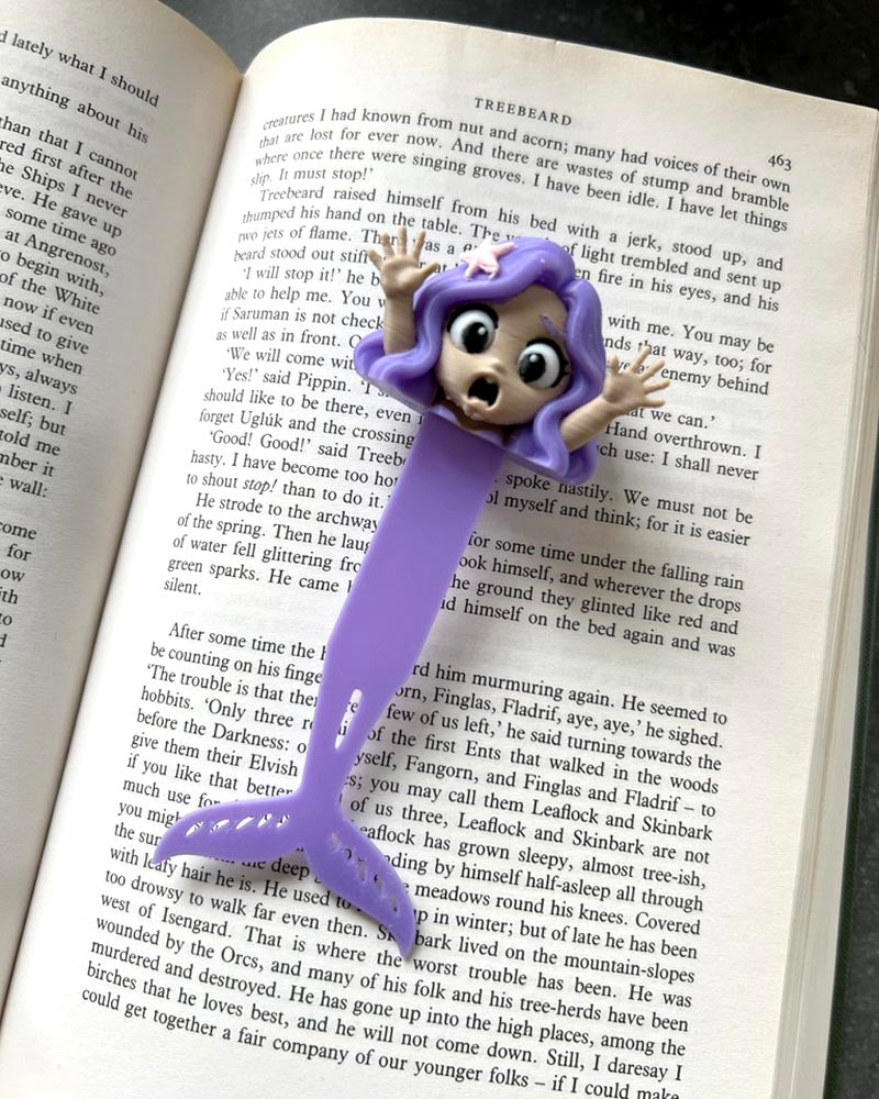 Mermaid SquishMark Bookmark