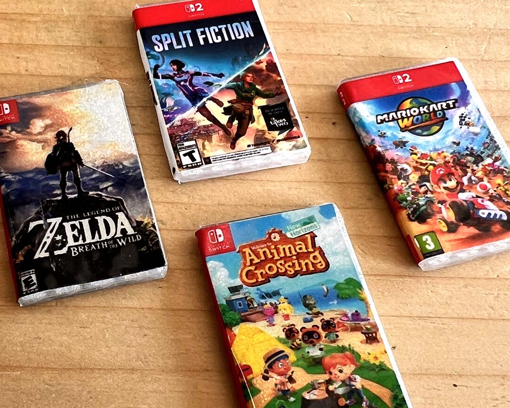 Nintendo Switch Game Case Keychain | Mini Gaming Keyring