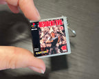 PS1 Game Case Keychain | PlayStation Keyring Gift