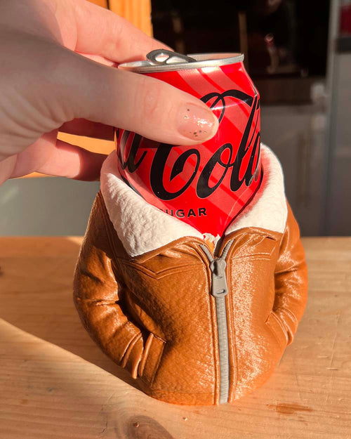 Aviator Jacket Can Cooler