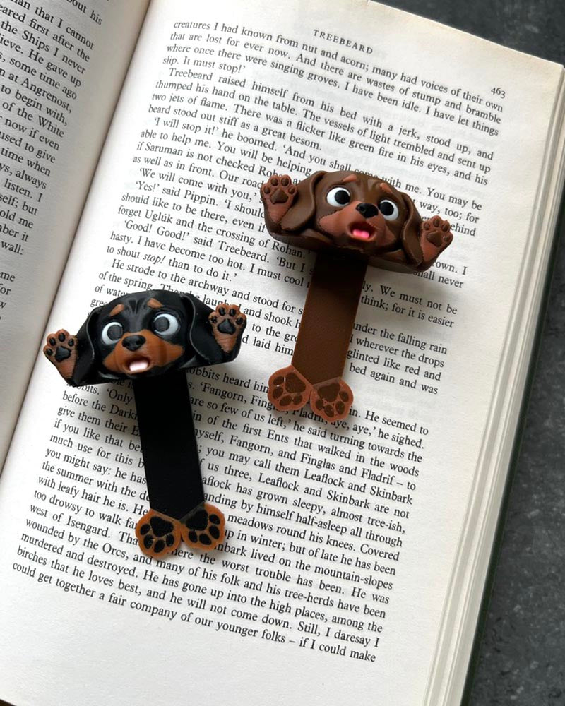 Sausage Dog Squashed Bookmark | Squishmarks