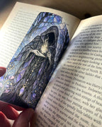 Suriel bookmark, Suriel inspired bookmark, fantasy bookmark, stained glass bookmark, romantasy bookmark, gothic fantasy bookmark, fantasy book lover gift, tea lover bookmark, bookish gift, dark fantasy bookmark, reader gift, 3D printed bookmark, unique bookmark