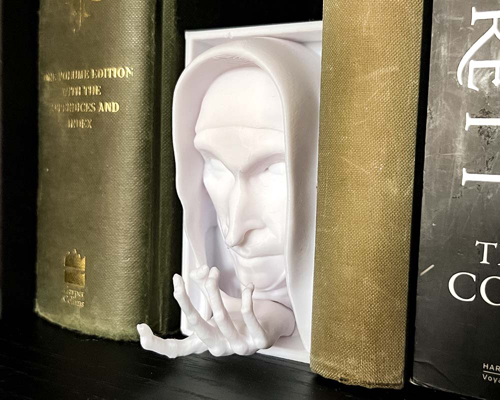 Conjuring universe horror display for bookshelf the Nun