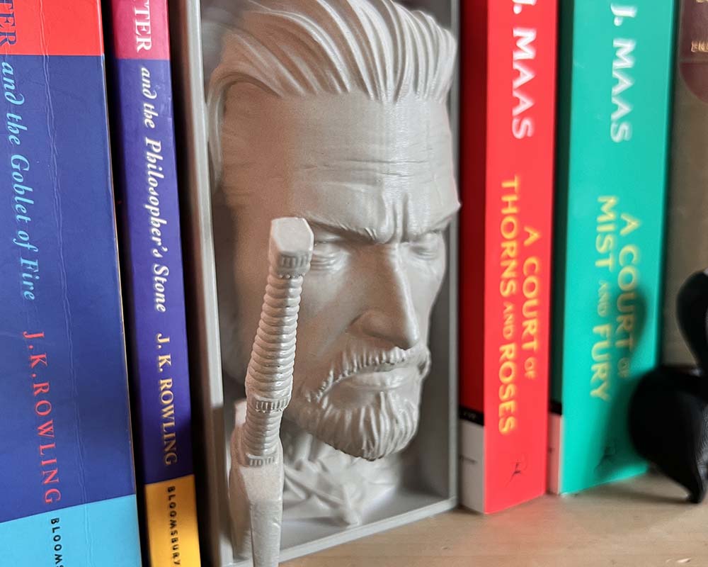 the white wolf of rivia geralt of rivia from the Witcher game series home decor