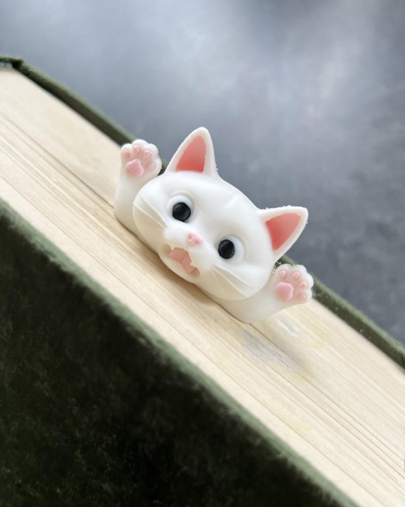 Cat Squashed Bookmark | Squishmarks