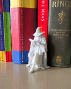Wizzard Leaning Book Figurine