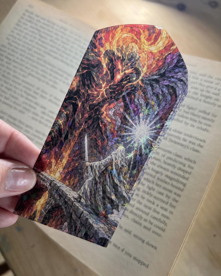 You Shall Not Pass Stained Glass Bookmarks