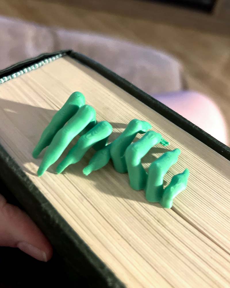 Zombie Hand Bookmark – Creepy Horror Page Holder