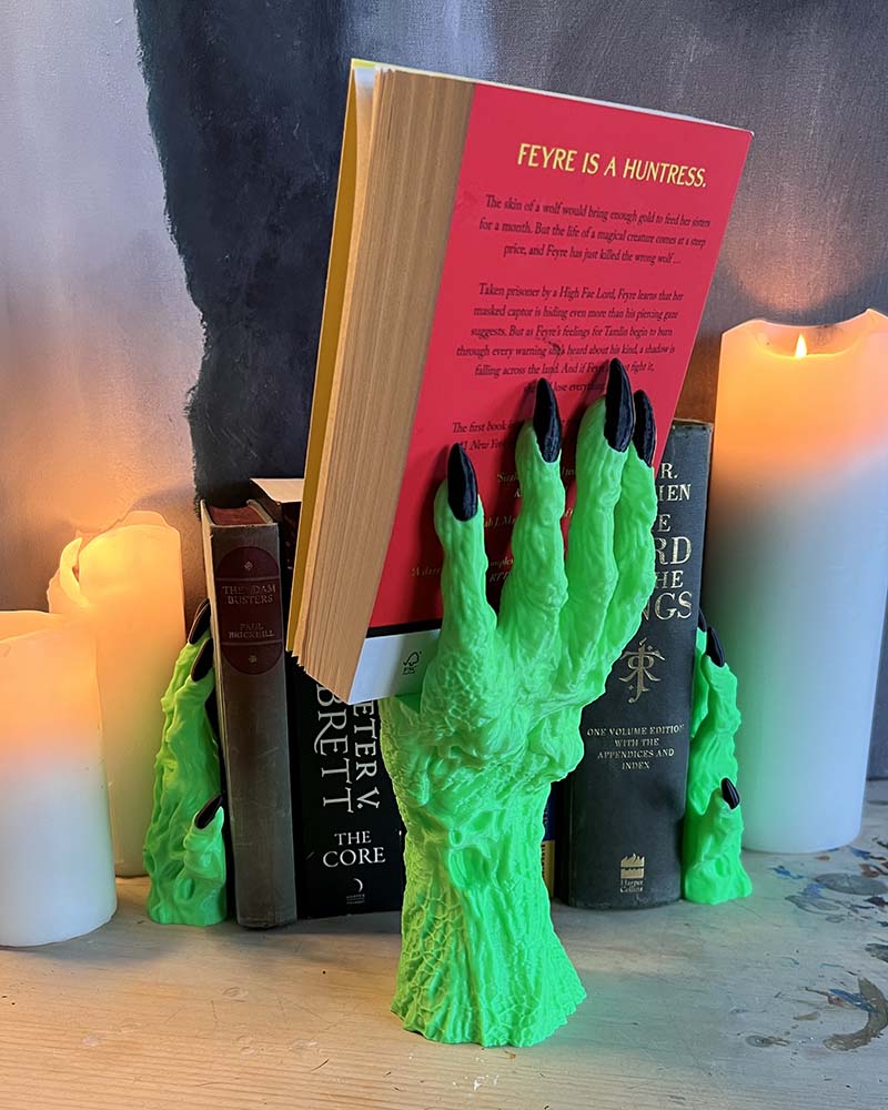 Demon Hand Book Holder