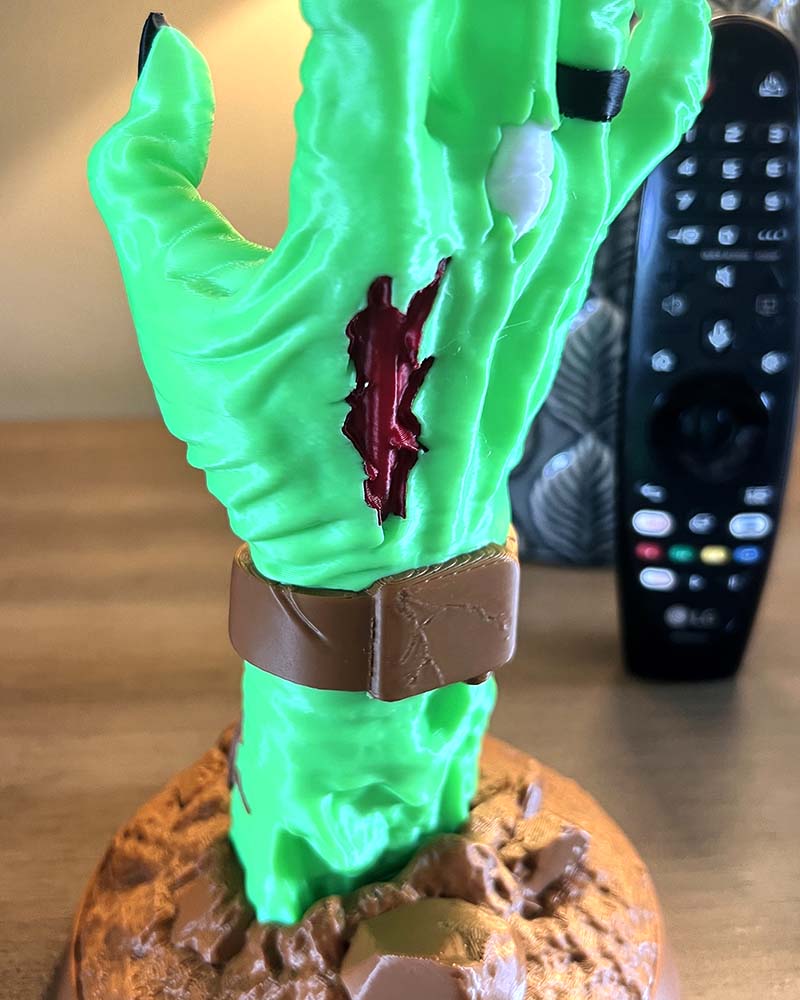 Zombie Hand Controller Holder – Horror Gaming Stand