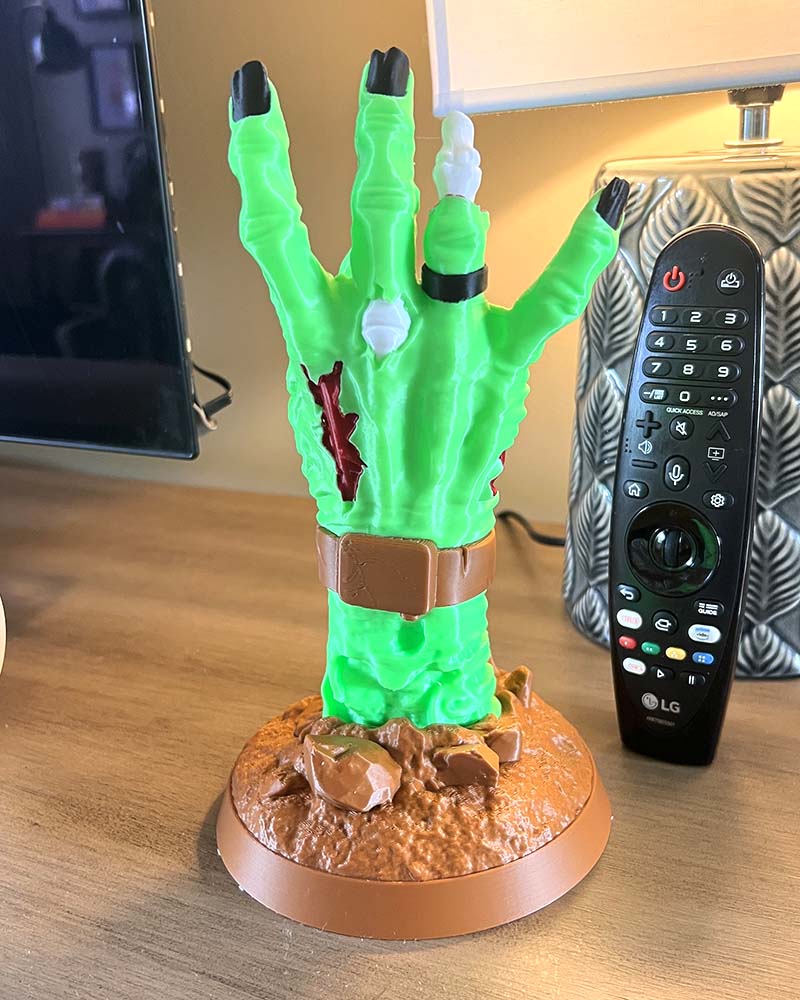 Zombie Hand Controller Holder – Horror Gaming Stand
