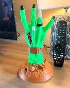 Zombie Hand Controller Holder – Horror Gaming Stand