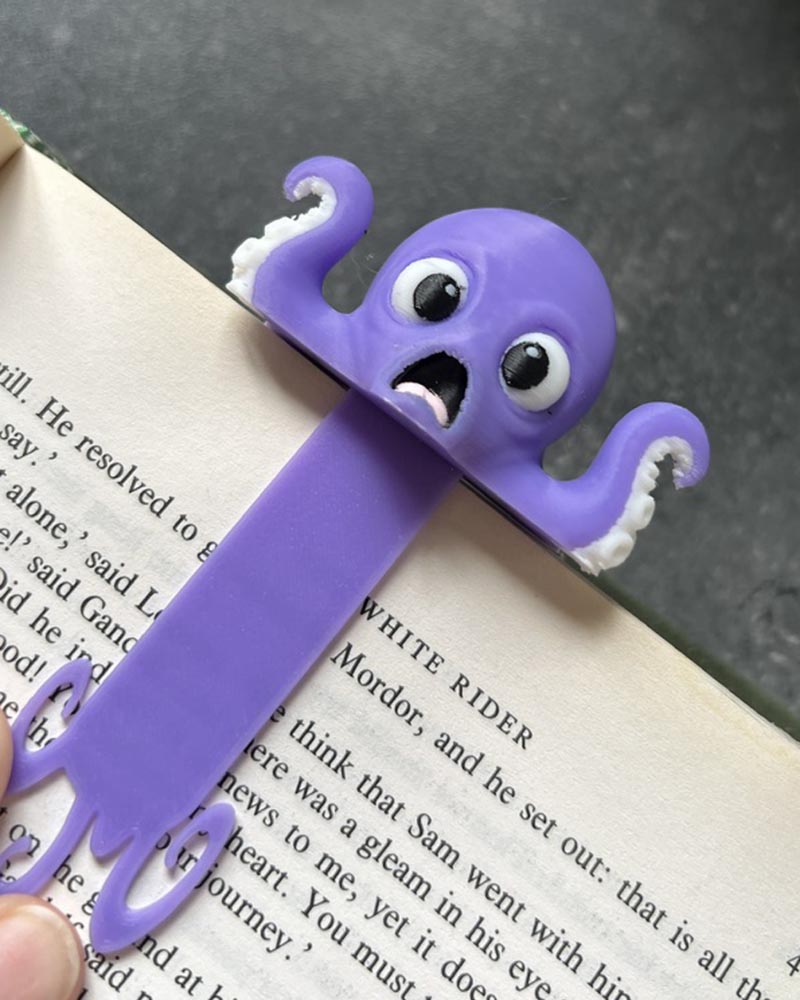 Octopus SquishMark Bookmark