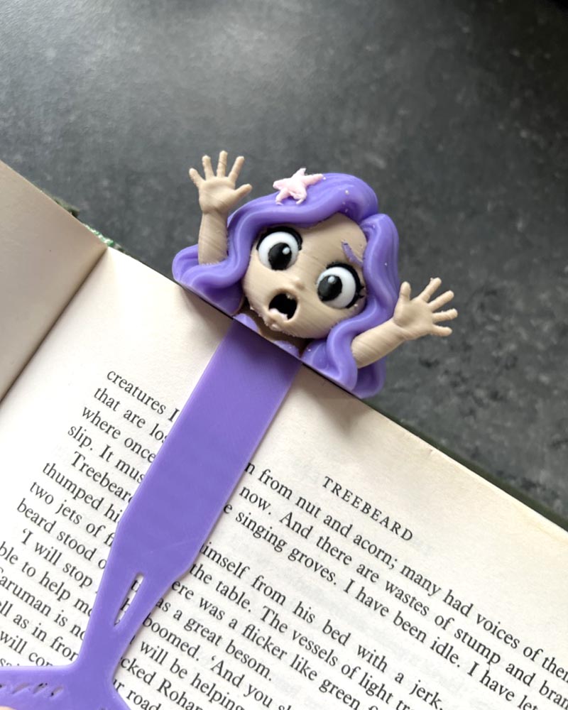 Mermaid SquishMark Bookmark