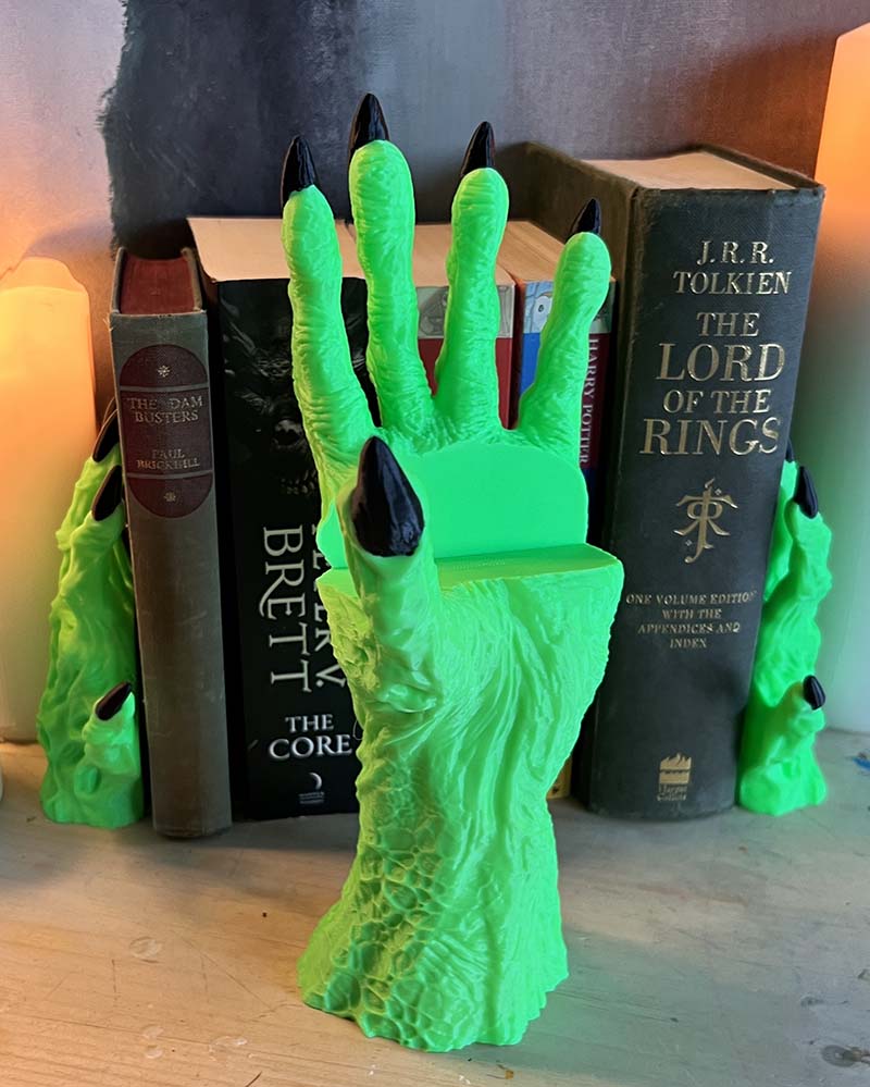 Demon Hand Book Holder