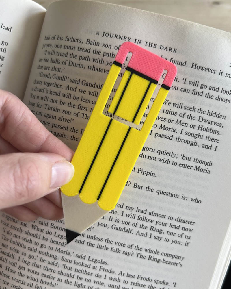 Pencil Clip Bookmark