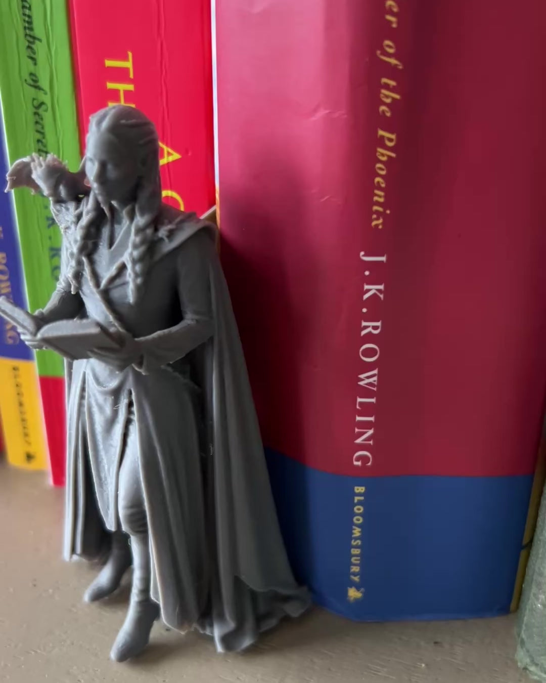 Mother of Dragons Leaning Book Figurine