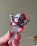 Medieval Knight Squashed Bookmark | Squishmarks