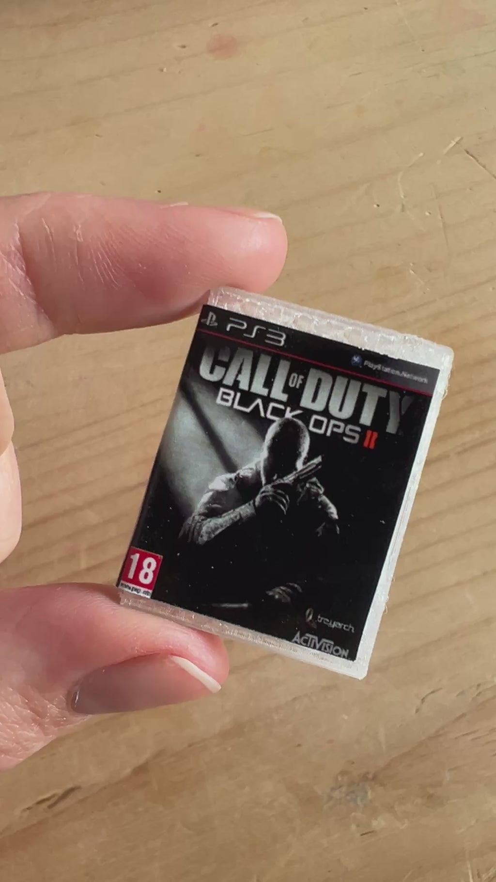 Black Ops 2 PS3 minature keyring