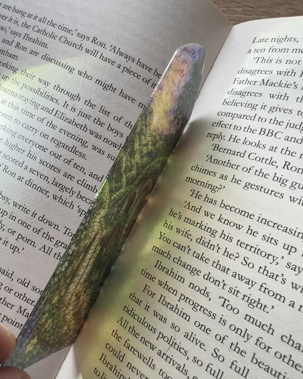 Shire Hobbit Hole Stained Glass Bookmarks