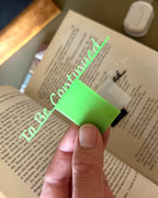 to be continued bookmark book lover gift, reader gift unique bookmark UK made gift book club gift.